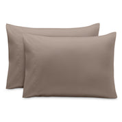 2 pillowcases on pillows