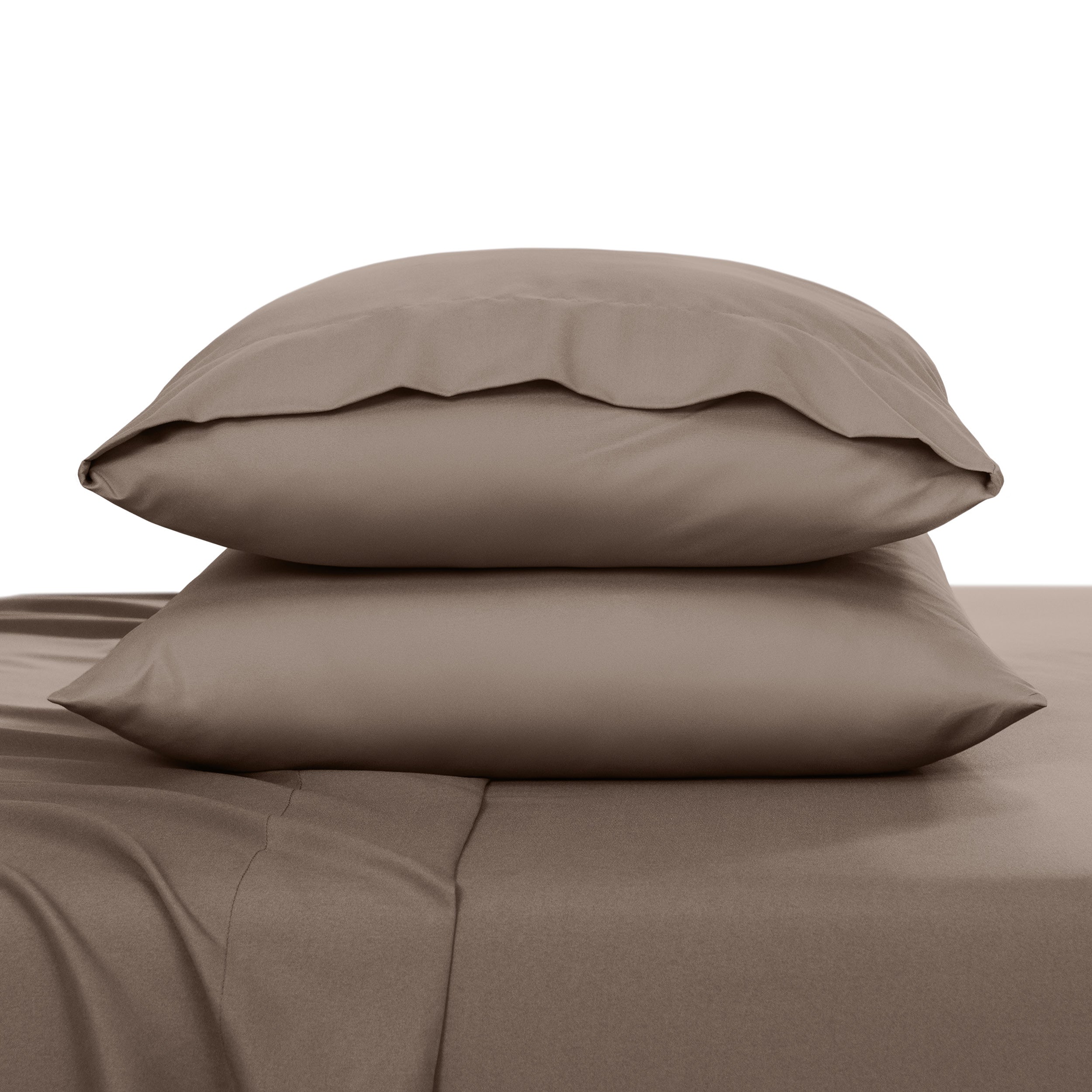 Microfiber envelope pillowcase sheet set
