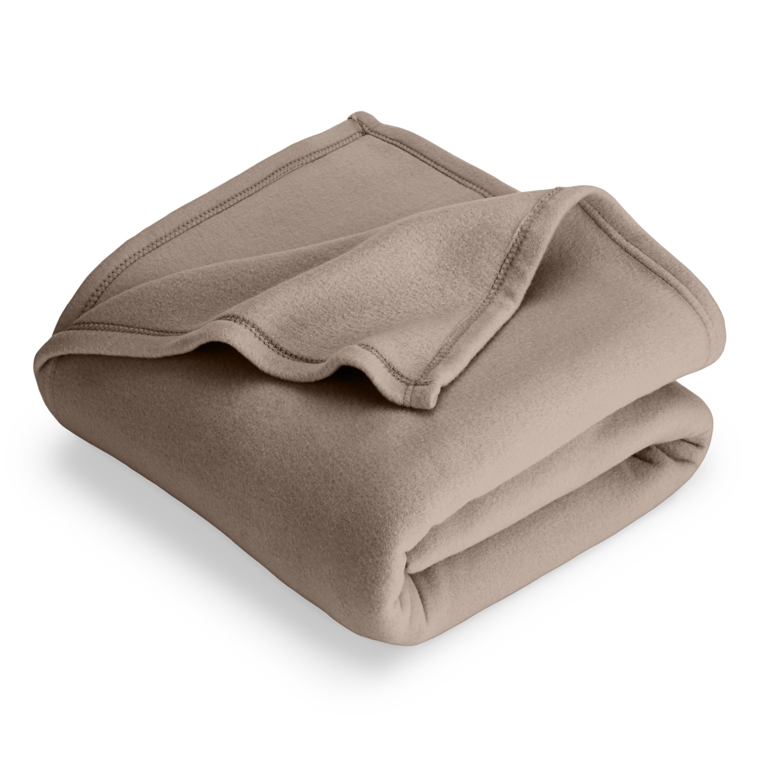 A  polar fleece blanket folded neatly