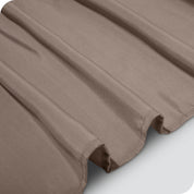 Close up of the polyester bed skirt material