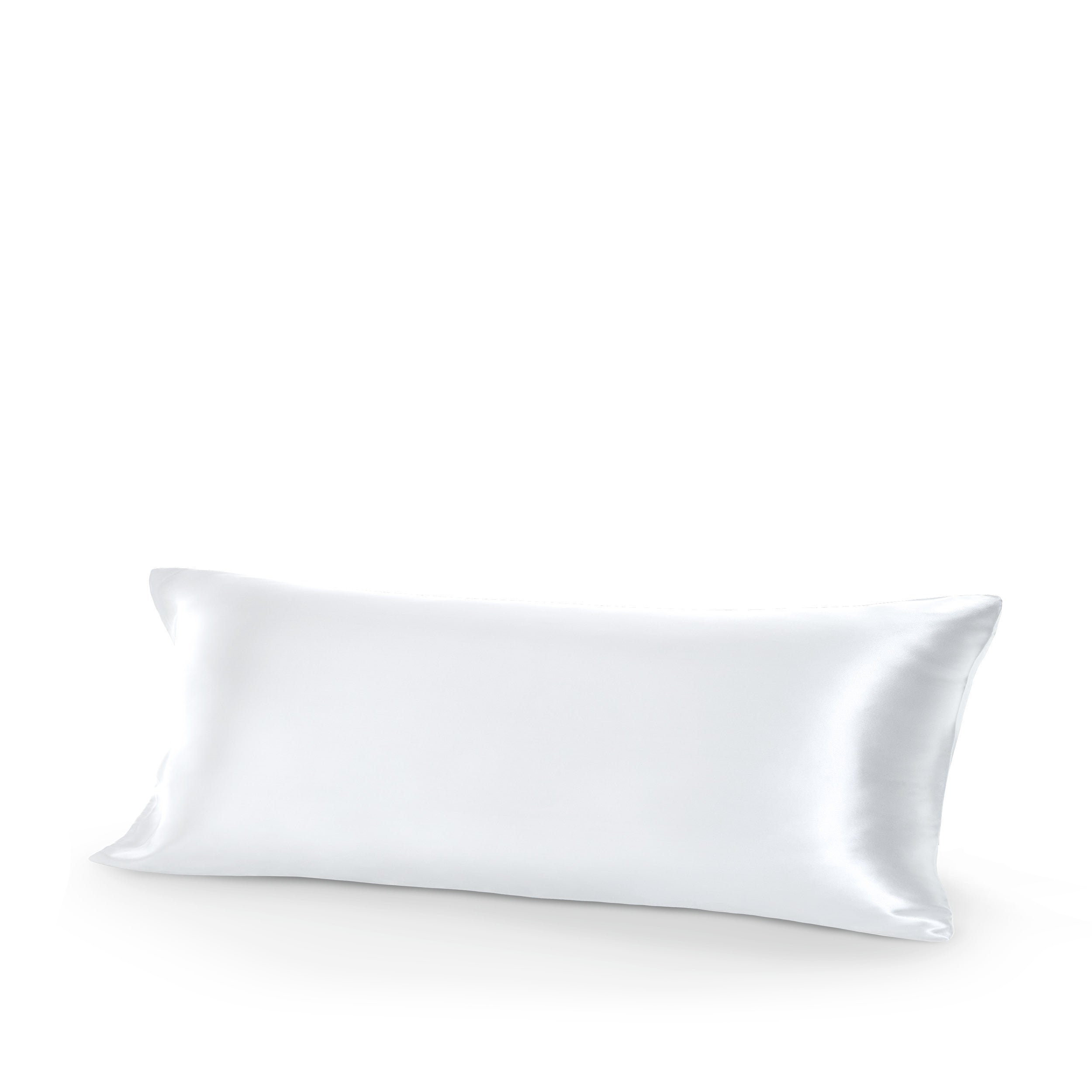 Bamboo pillowcase on a pillow with a white background