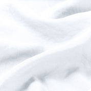 Close up of the washed sheet fabric