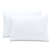 2 pillowcases on pillows