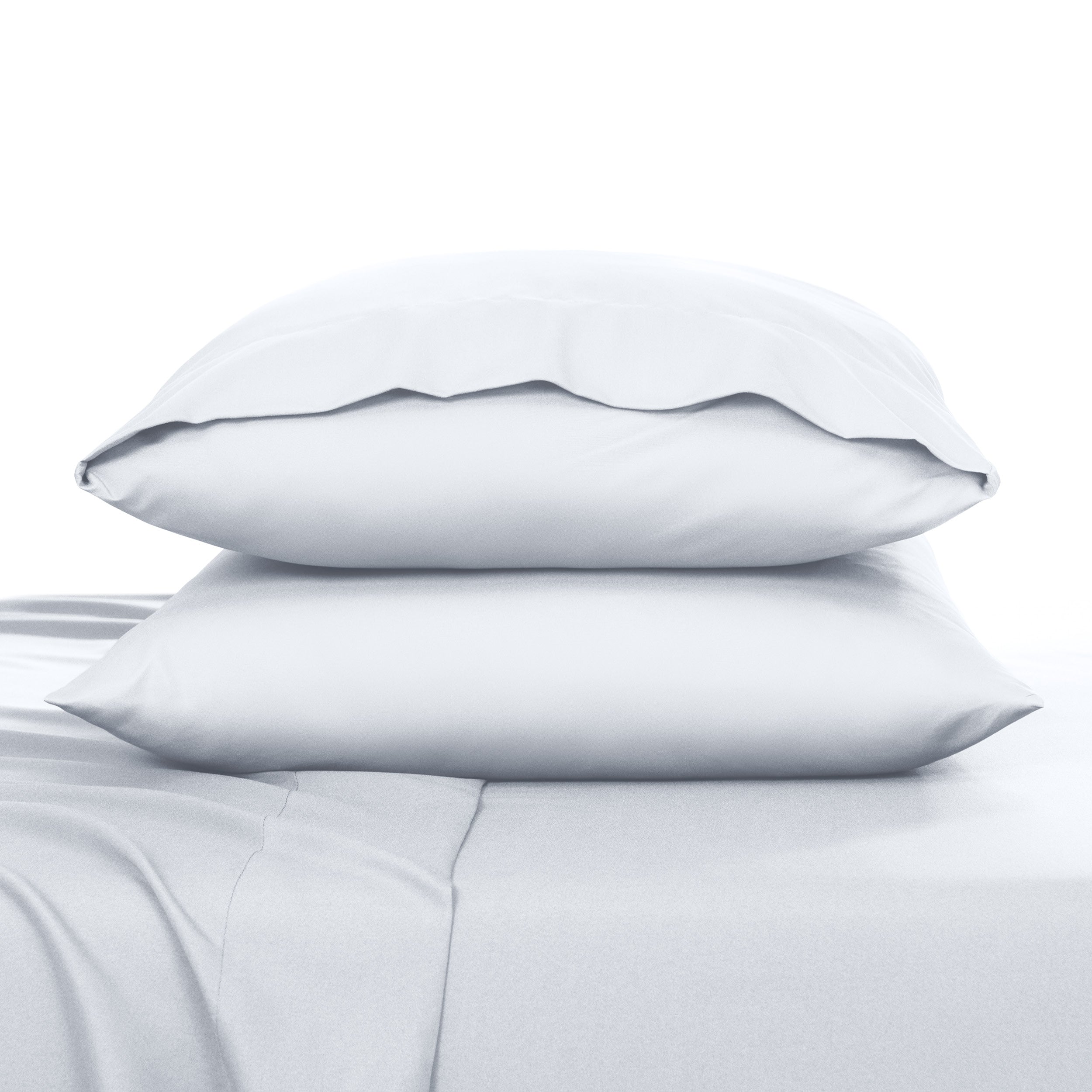 Microfiber envelope pillowcase sheet set
