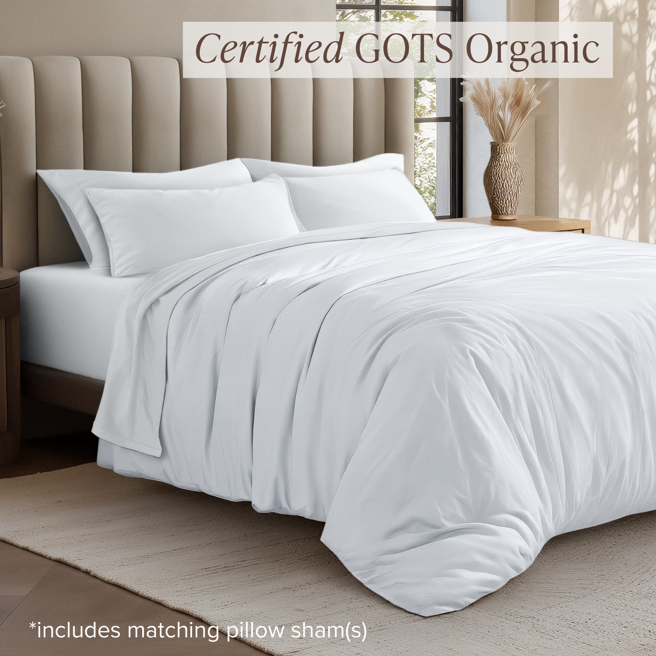 Organic Cotton Jersey Duvet Cover Set - Full/Queen – TwinXL.com