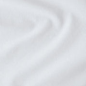 Close up of the percale fitted sheet fabric
