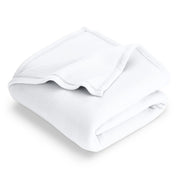 A  polar fleece blanket folded neatly