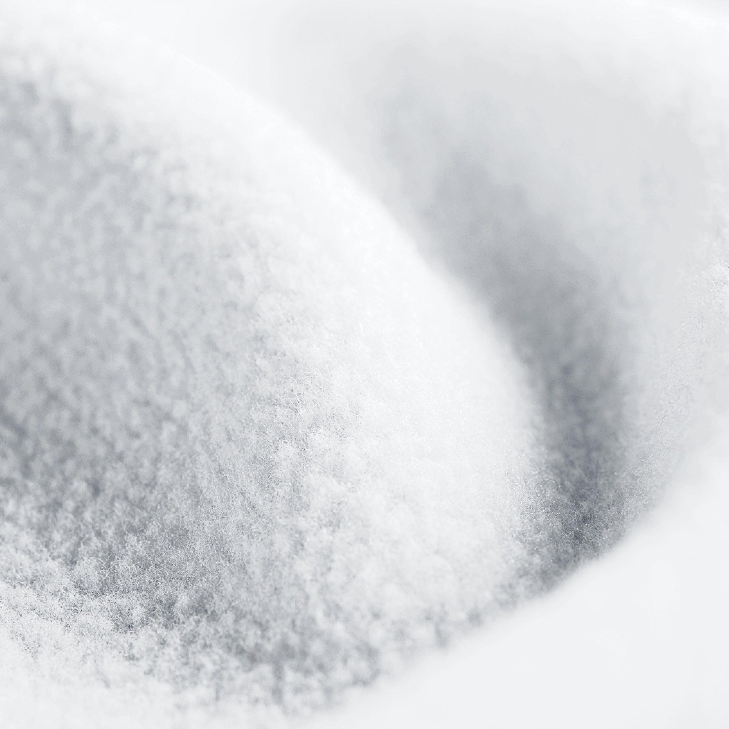 Close up showing the texture of the polar fleece blanket