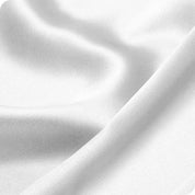 Close up of poly satin pillowcase fabric