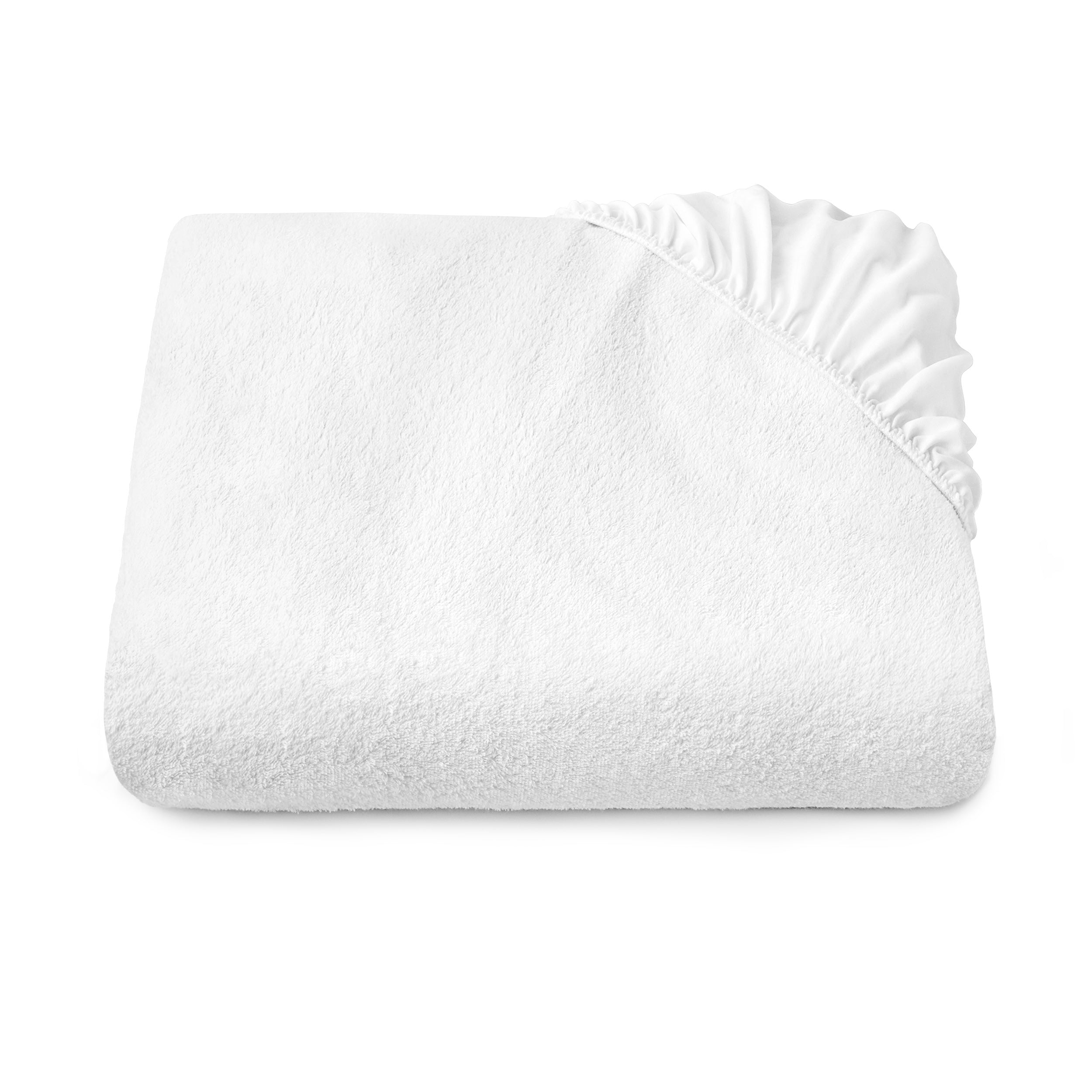 A mattress protector folded neatly