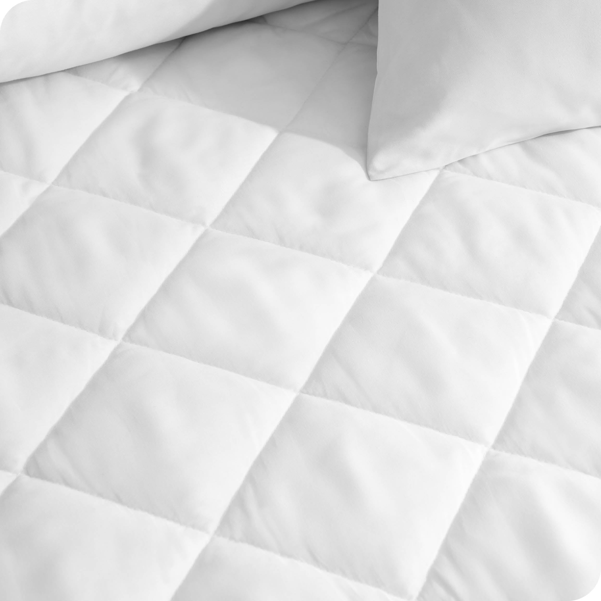Close up of a mattress pad