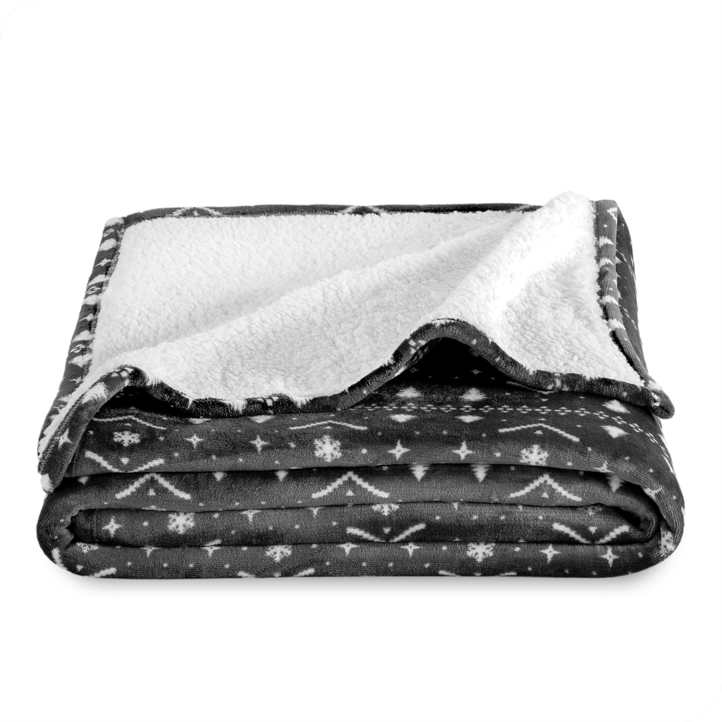 Printed Sherpa Blanket