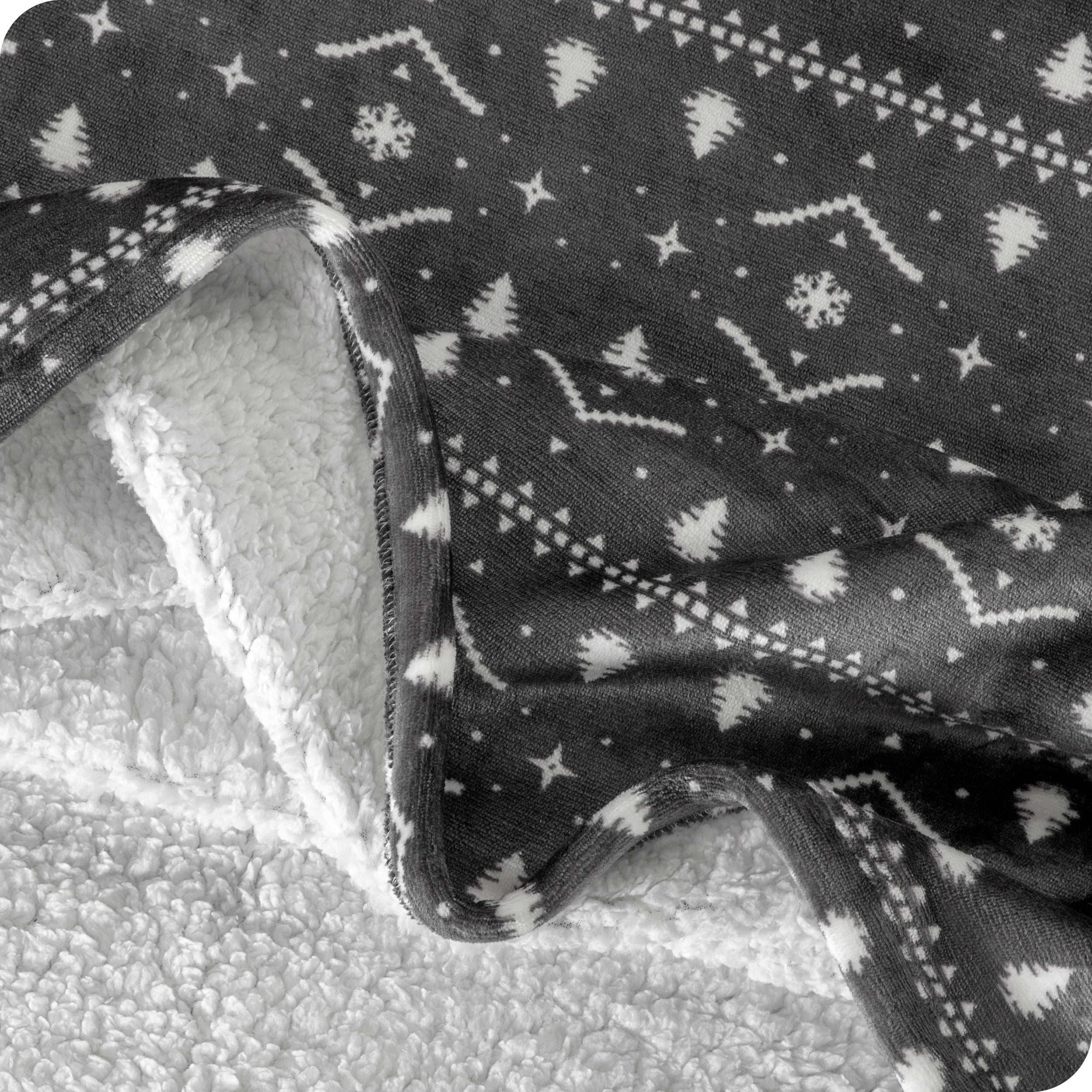 Printed Sherpa Blanket