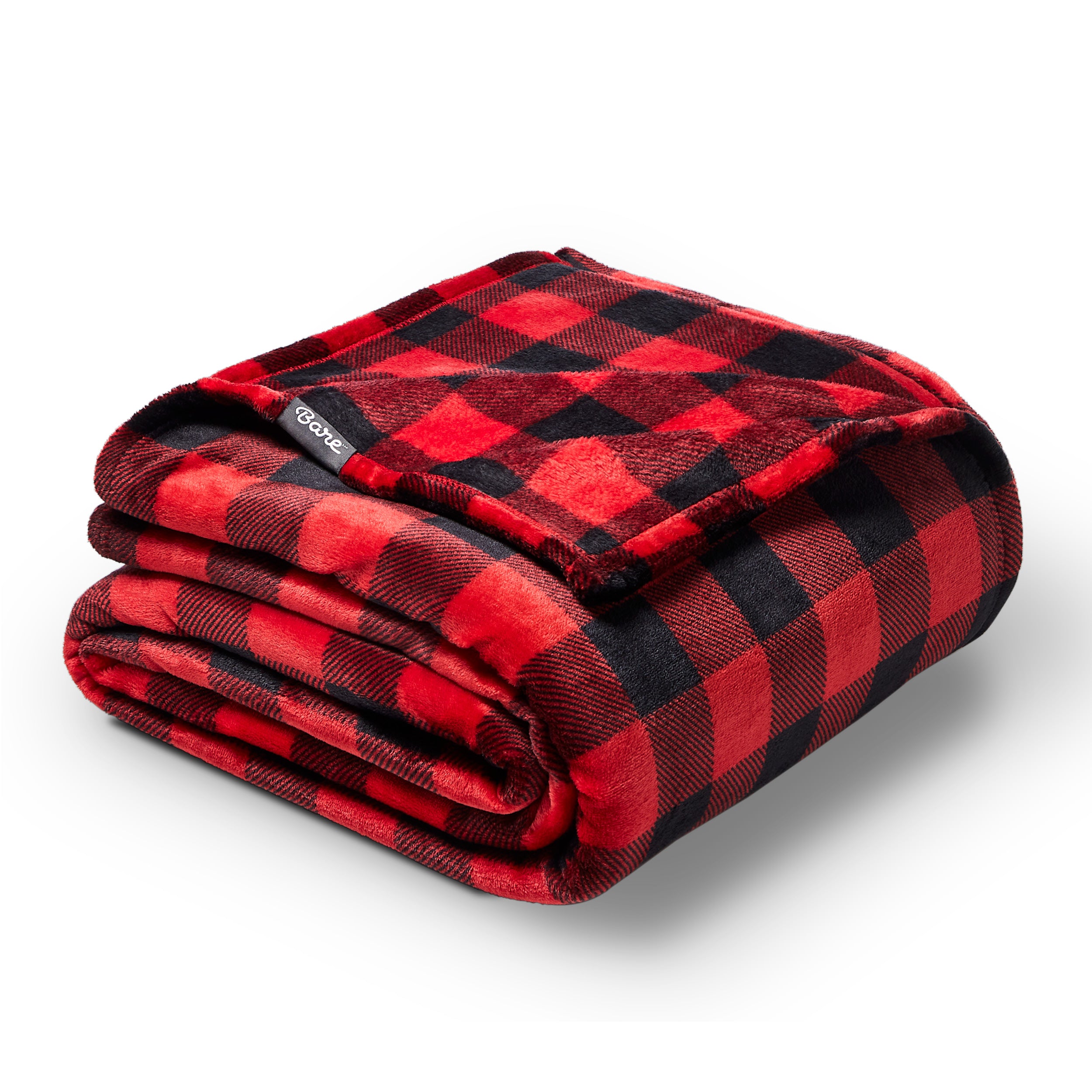 Microplush blanket folded neatly