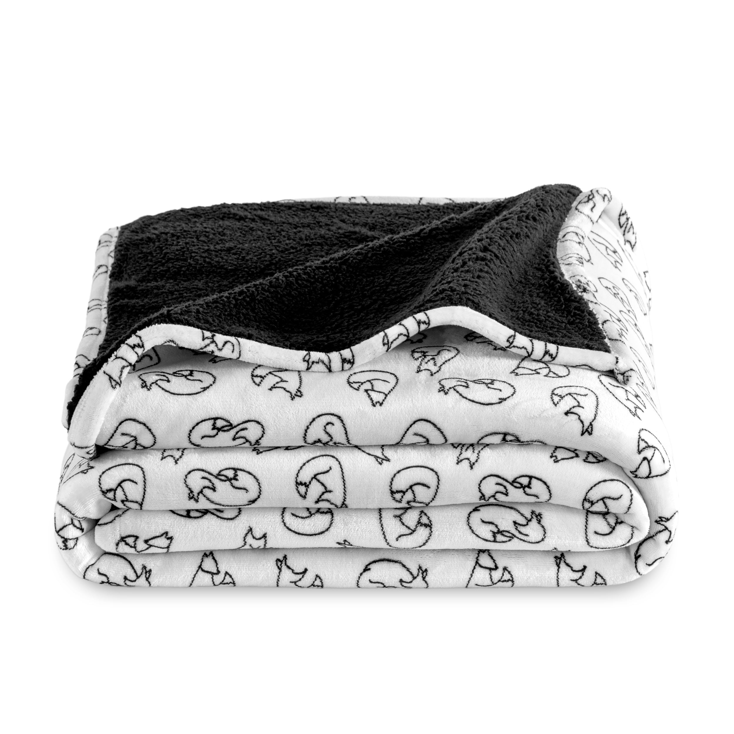 Printed Sherpa Blanket