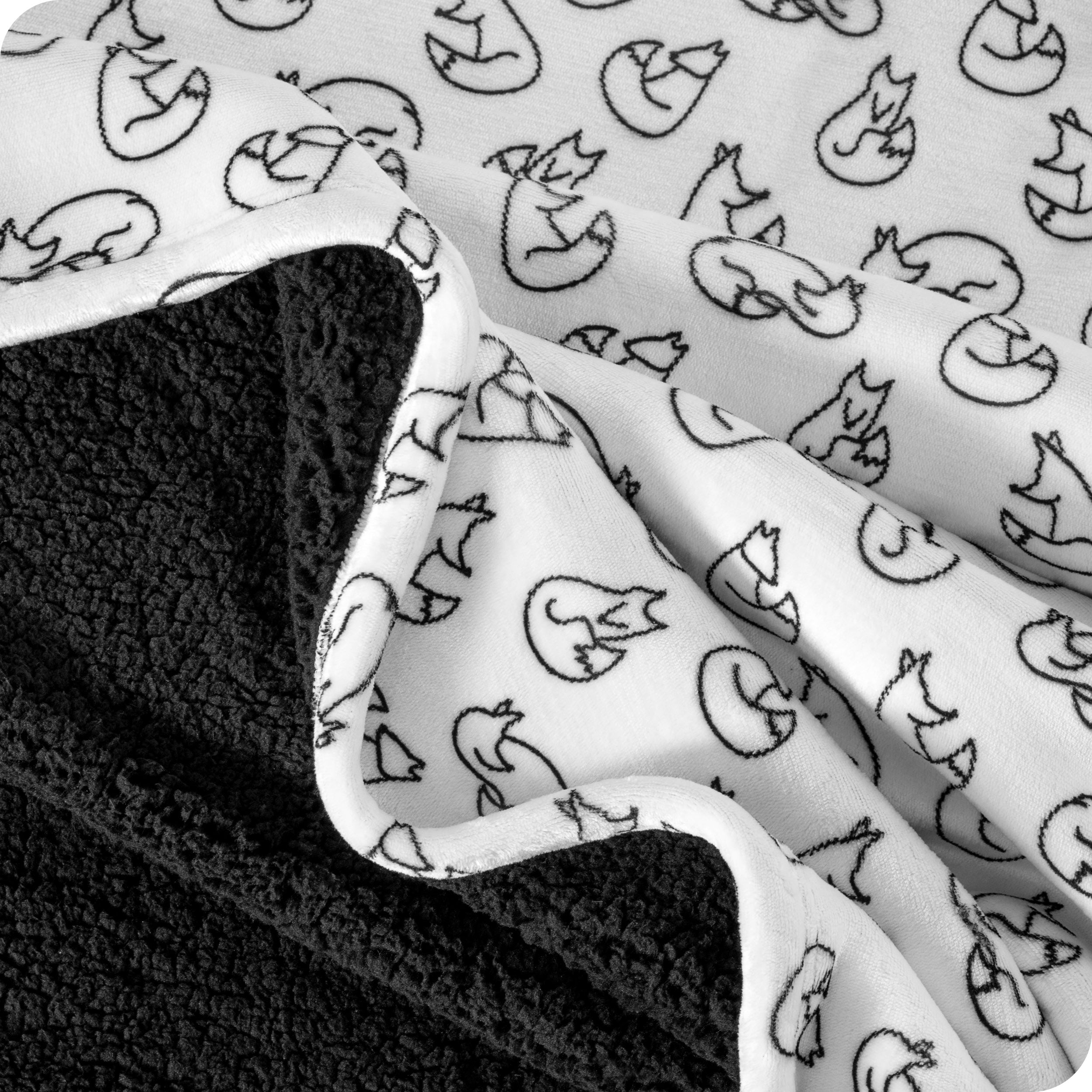 Printed Sherpa Blanket