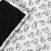 Printed Sherpa Blanket