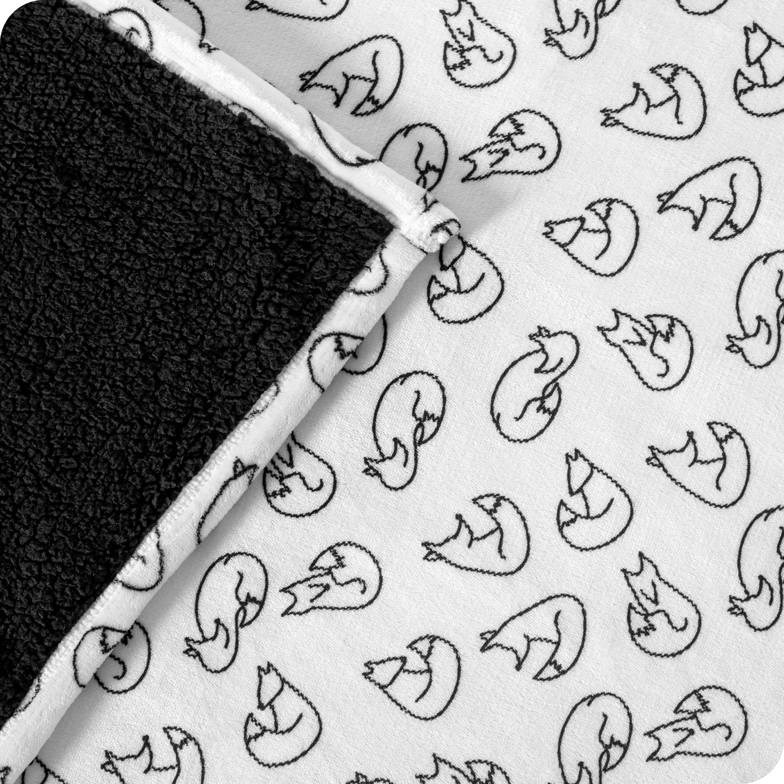 Printed Sherpa Blanket