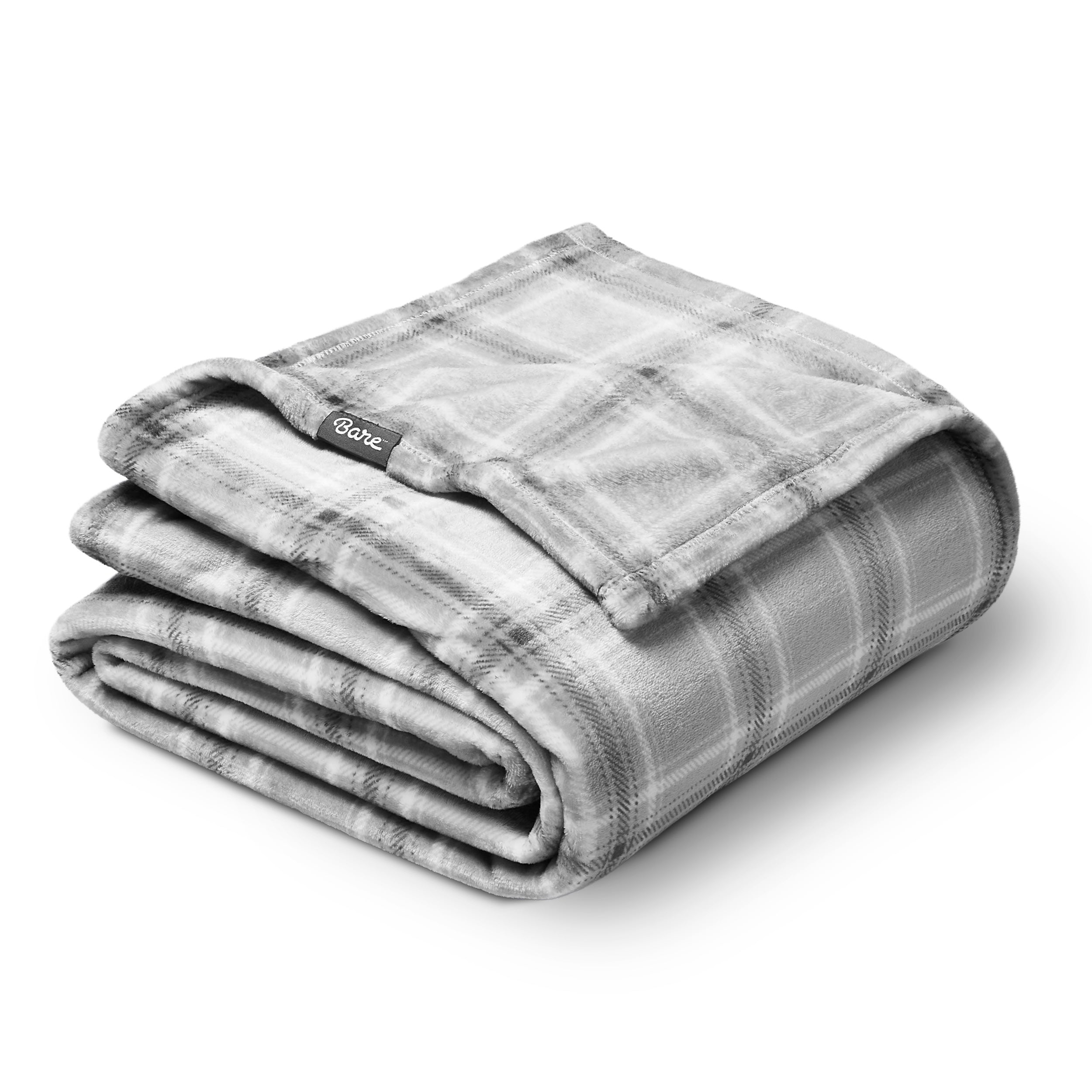 Microplush blanket folded neatly