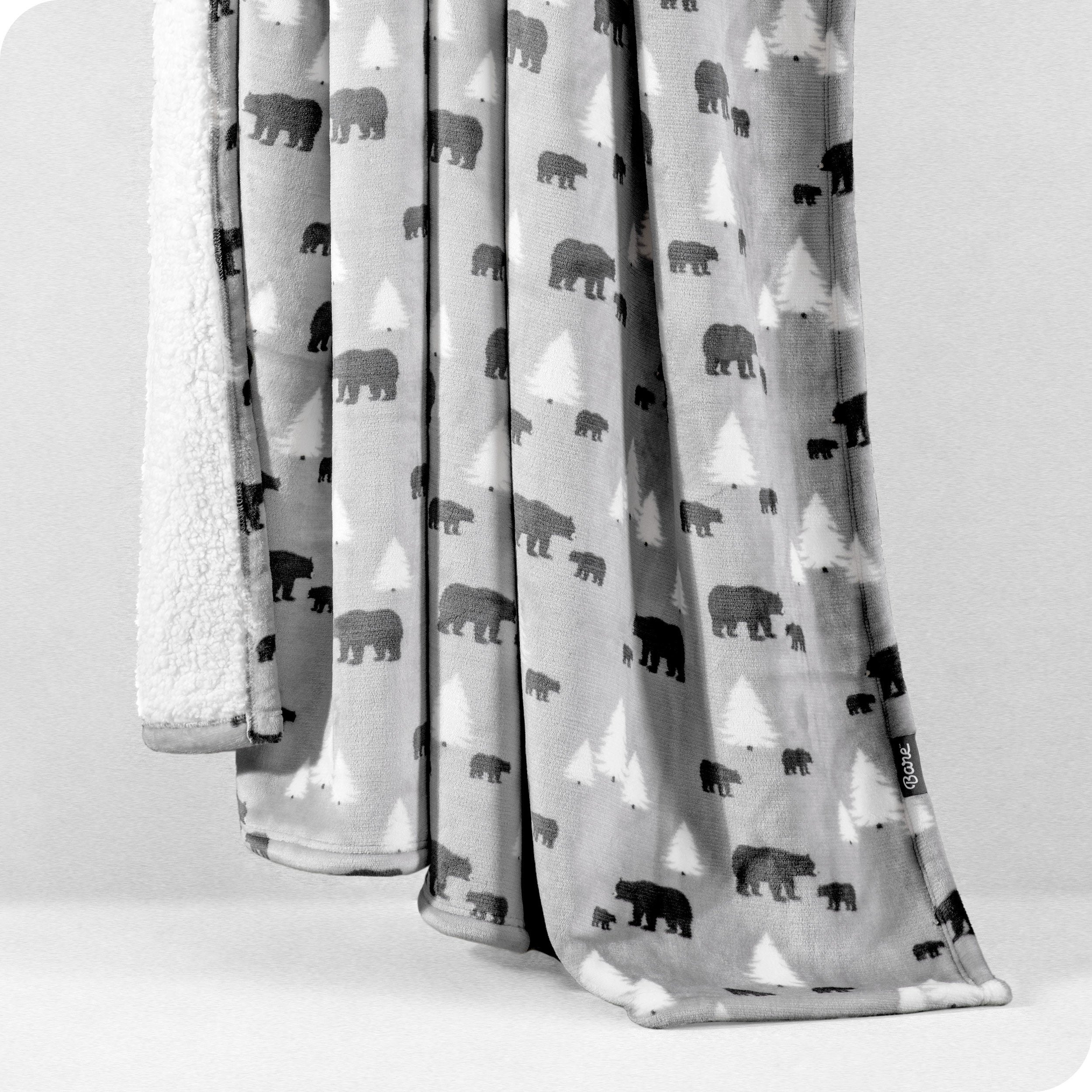 Printed Sherpa Blanket